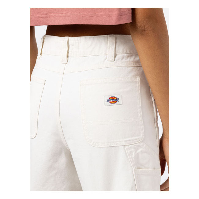 Dickies DC Carpenter Ladies Shorts Cloud - FREE UK Shipping, FREE 365 Day Returns | Moto Central