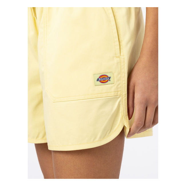 Dickies Victoria Ladies Shorts Pale Banana