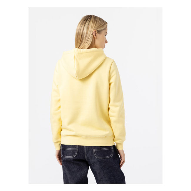 Dickies Icon Logo Ladies Hoodie Pale Banana - FREE UK Shipping, FREE 365 Day Returns | Moto Central