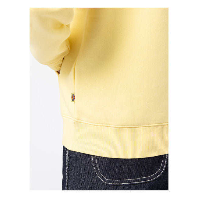 Dickies Icon Logo Ladies Hoodie Pale Banana - FREE UK Shipping, FREE 365 Day Returns | Moto Central