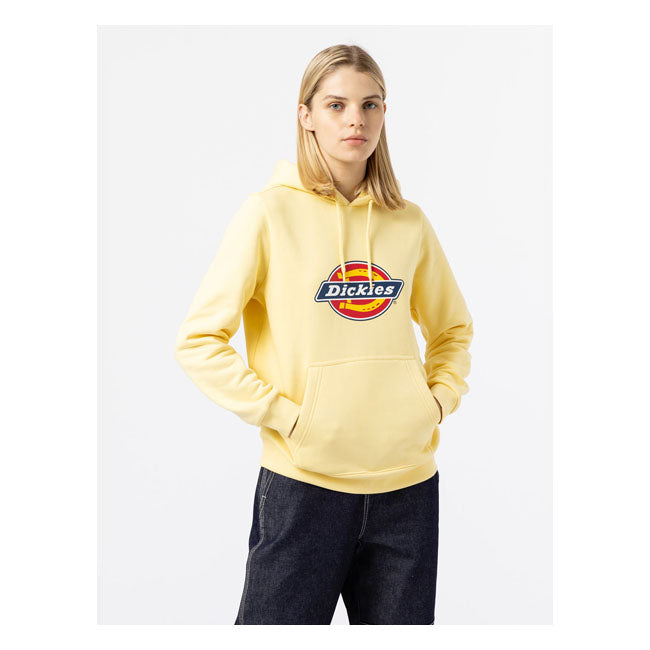 Dickies Icon Logo Ladies Hoodie Pale Banana