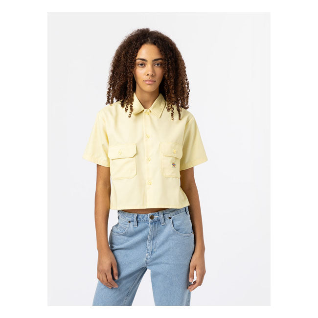 Dickies Ladies Work Shirt Pale Banana