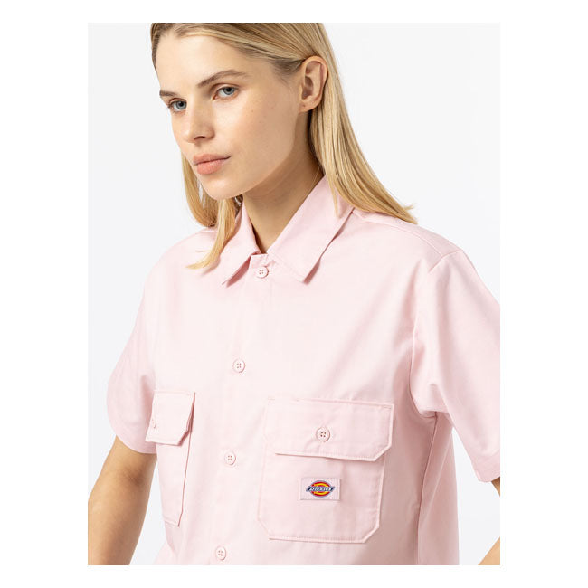 Dickies Ladies Work Shirt Light Pink