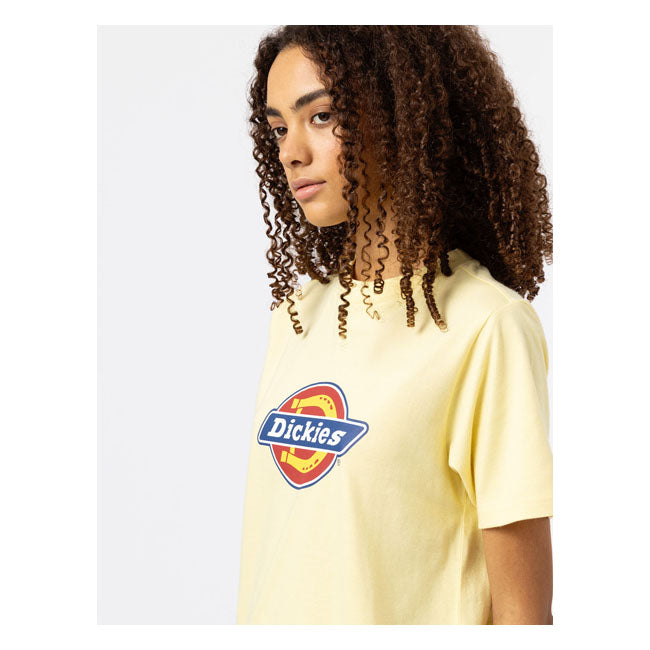 Dickies Icon Logo Ladies T-Shirt Women Pale Banana