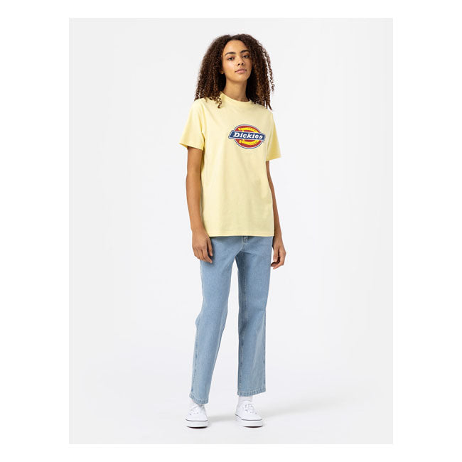 Dickies Icon Logo Ladies T-Shirt Women Pale Banana