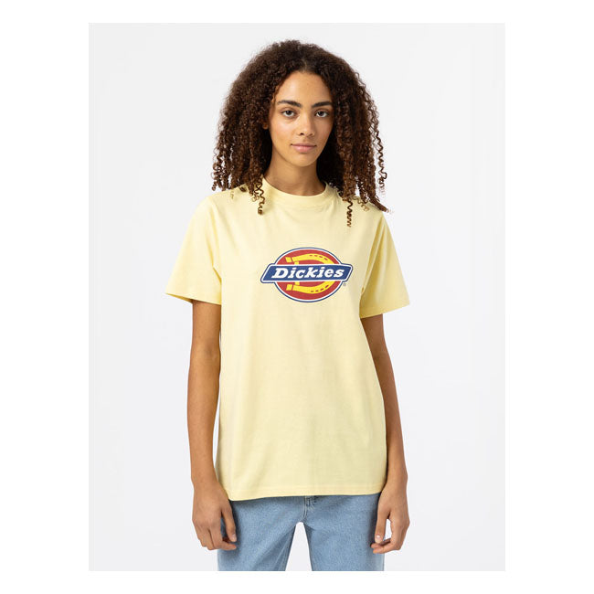 Dickies Icon Logo Ladies T-Shirt Women Pale Banana