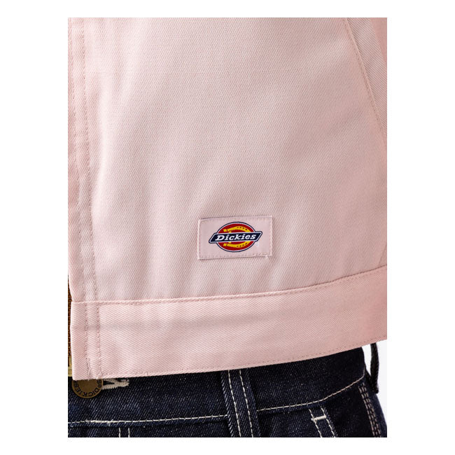 Dickies Lined Eisenhower Ladies Jacket Light Pink