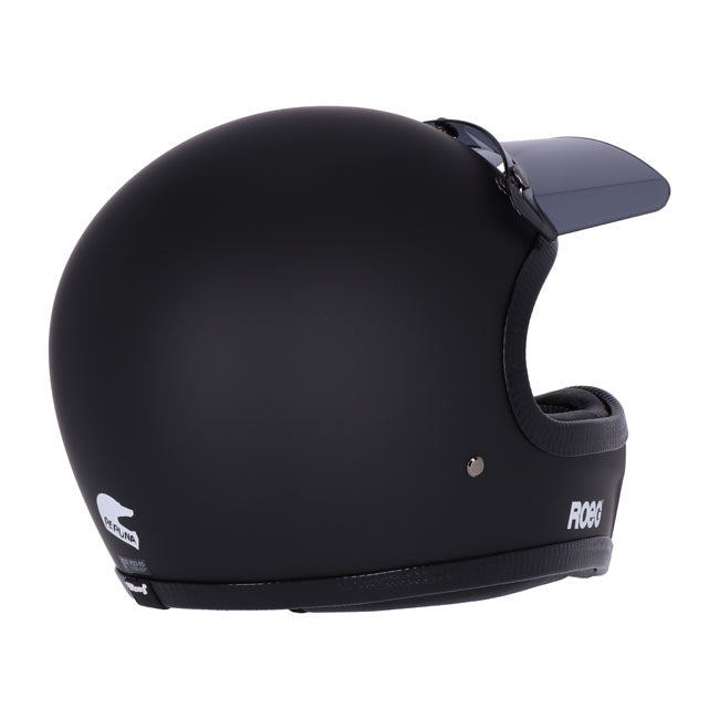 Roeg Peruna 2.0 Tarmac Helmet Matt Black  - FREE UK Delivery - Moto Central