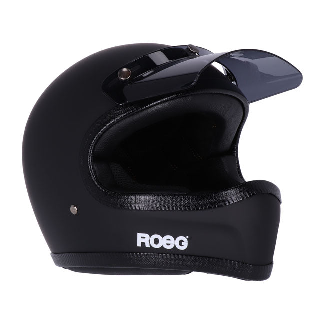 Roeg Peruna 2.0 Tarmac Helmet Matt Black  - FREE UK Delivery - Moto Central