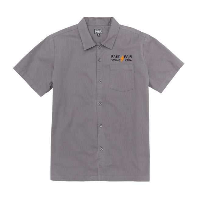 Loser Machine Montes Work Shirt Charcoal