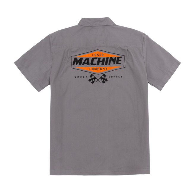 Loser Machine Montes Work Shirt Charcoal