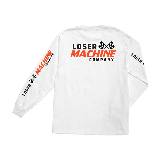 Loser Machine Fastlane Long Sleeves T-Shirt White