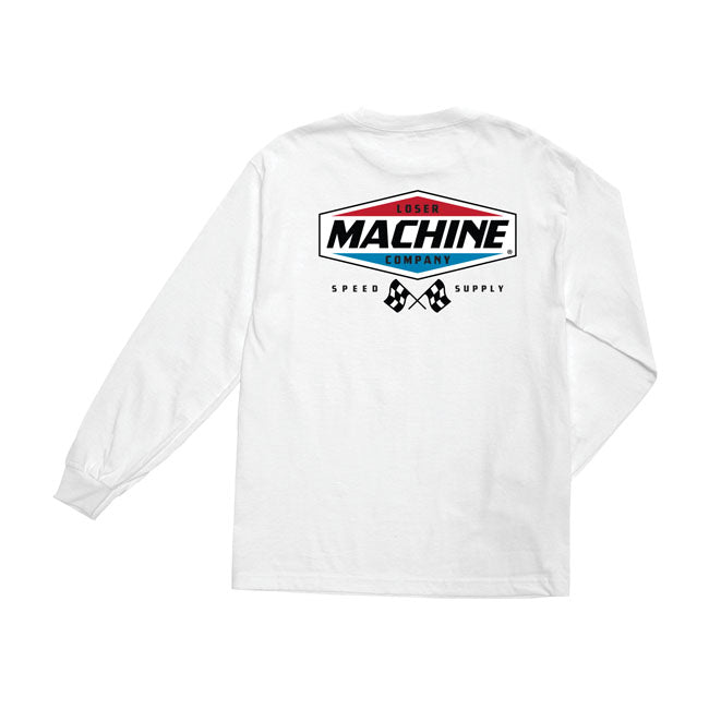 Loser Machine Overdrive Long Sleeves T-Shirt White