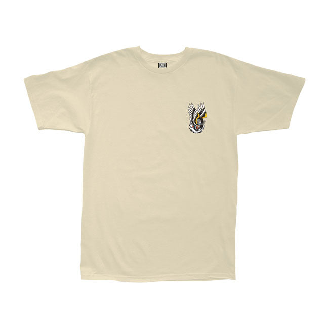 Loser Machine Blacktop T-Shirt Cream  - FREE UK Delivery - Moto Central