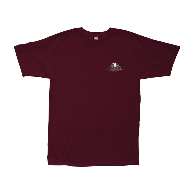 Loser Machine Olympic T-Shirt Burgundy