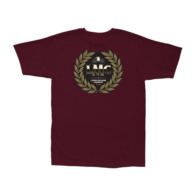 Loser Machine Olympic T-Shirt Burgundy