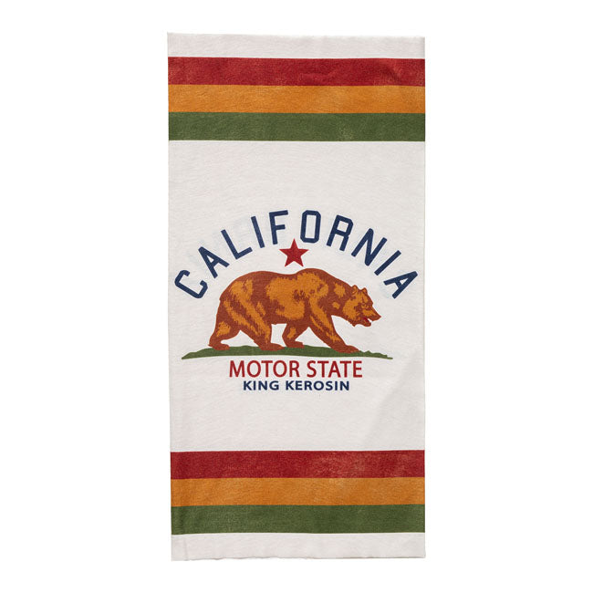 King Kerosin California Motor State Tunnel Off White - FREE UK Shipping, FREE 365 Day Returns | Moto Central