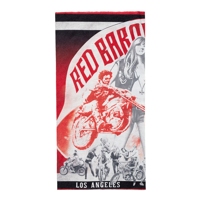 King Kerosin Red Baron Tunnel Red - FREE UK Shipping, FREE 365 Day Returns | Moto Central