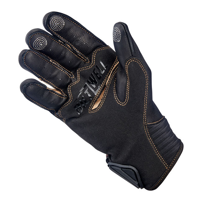 Biltwell Bridgeport Gloves Chocolate / Black - FREE UK Shipping, FREE 365 Day Returns | Moto Central