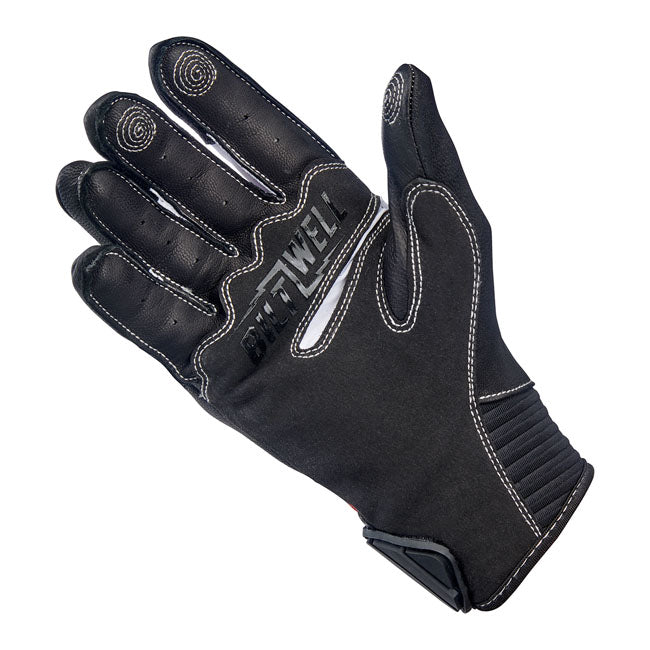 Biltwell Bridgeport Gloves Red / Black  - FREE UK Delivery - Moto Central