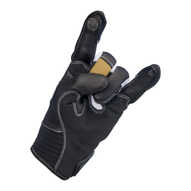 Biltwell Bridgeport Gloves Tan / Black  - FREE UK Delivery - Moto Central