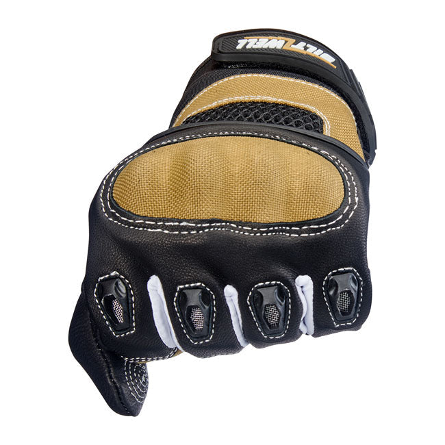 Biltwell Bridgeport Gloves Tan / Black  - FREE UK Delivery - Moto Central