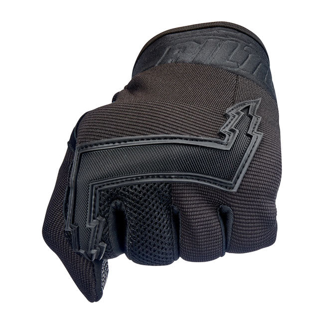 Biltwell Baja Gloves Black Out - FREE UK Shipping, FREE 365 Day Returns | Moto Central