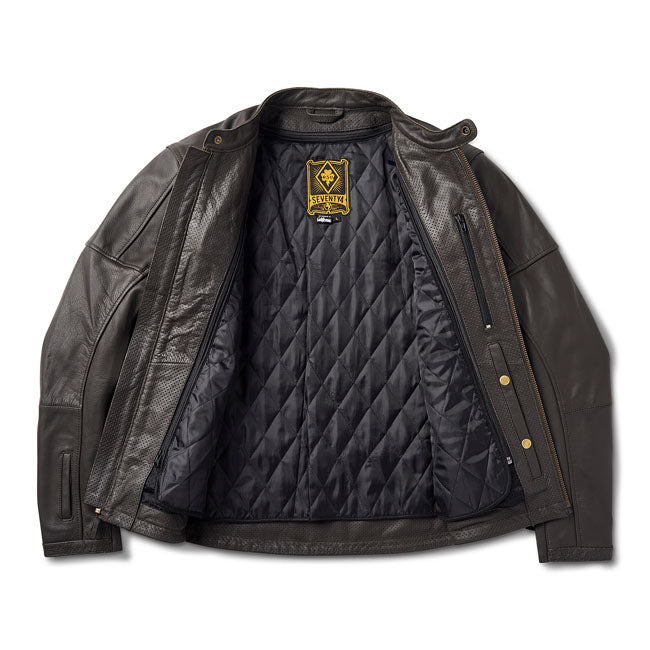 Roland Sands Design Linden 74 Jacket Dark Brown - FREE UK Shipping, FREE 365 Day Returns | Moto Central