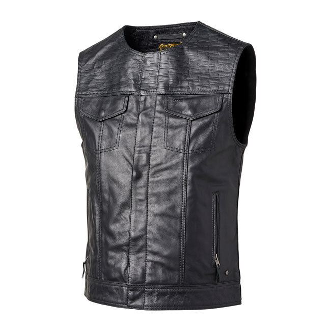 Roland Sands Design Lewis 74 Vest Black / Lightning