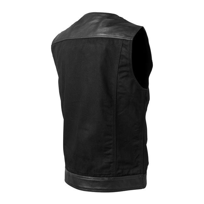 Roland Sands Design Temple 74 Vest Black - FREE UK Shipping, FREE 365 Day Returns | Moto Central