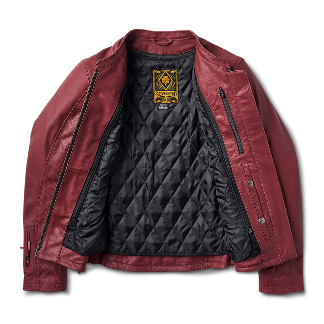 Roland Sands Design Argonne 74 Ladies Jacket Merlot - FREE UK Shipping, FREE 365 Day Returns | Moto Central