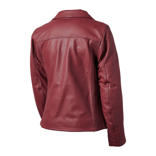 Roland Sands Design Atherton 74 Ladies Jacket Merlot - FREE UK Shipping, FREE 365 Day Returns | Moto Central