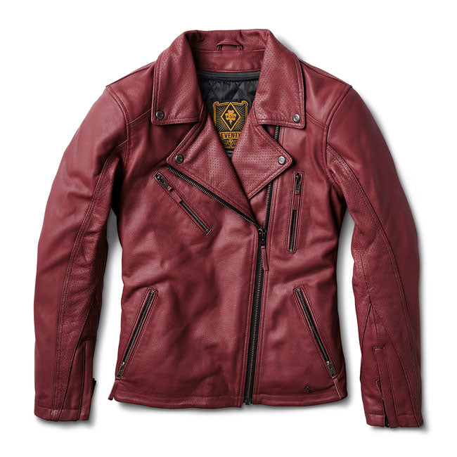 Roland Sands Design Atherton 74 Ladies Jacket Merlot - FREE UK Shipping, FREE 365 Day Returns | Moto Central