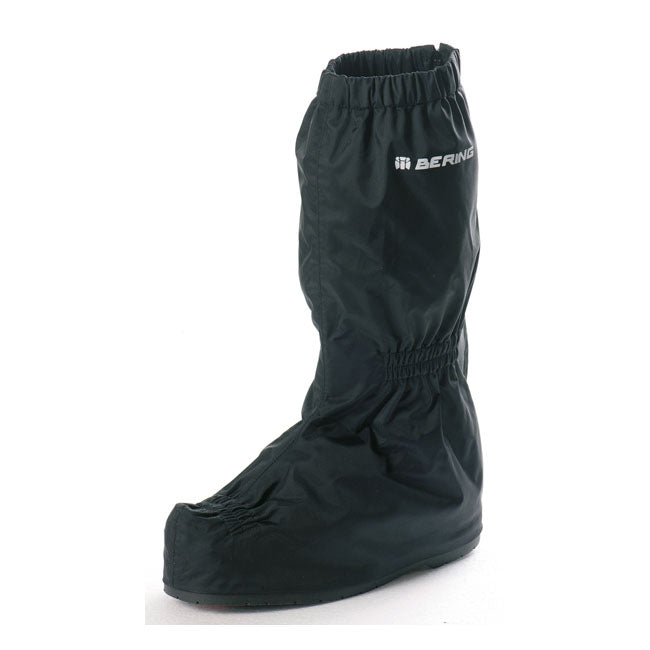 Bering Overshoe With Full Sole Black - FREE UK Shipping, FREE 365 Day Returns | Moto Central