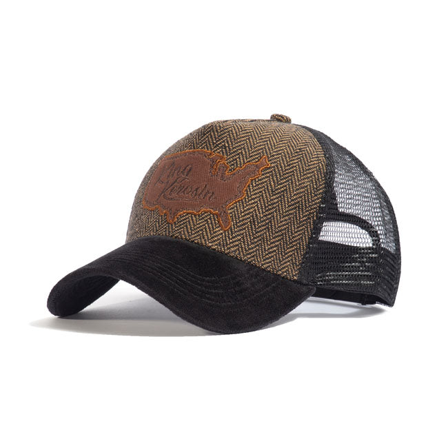 King Kerosin USA Cap Black / Brown