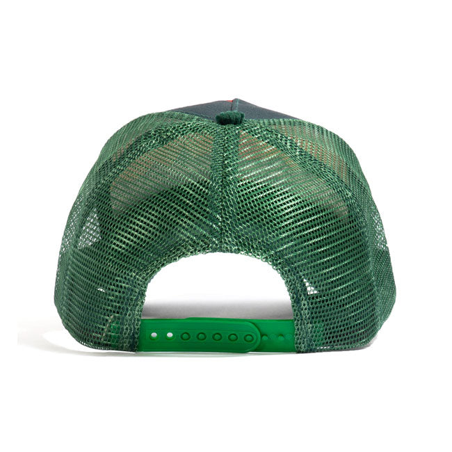 King Kerosin California Motor State Cap Green - FREE UK Shipping, FREE 365 Day Returns | Moto Central