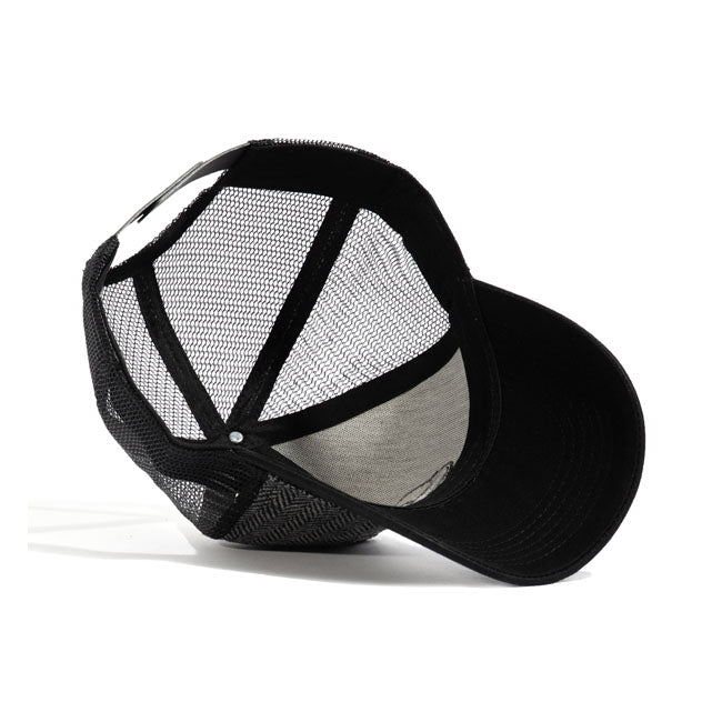 King Kerosin California Cap Black / Grey - FREE UK Shipping, FREE 365 Day Returns | Moto Central