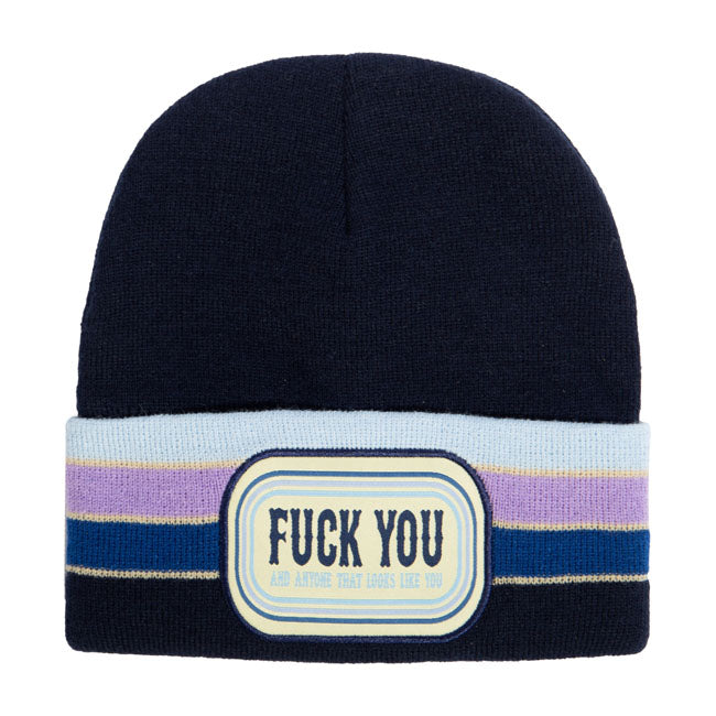 King Kerosin F*ck You Beanie Navy