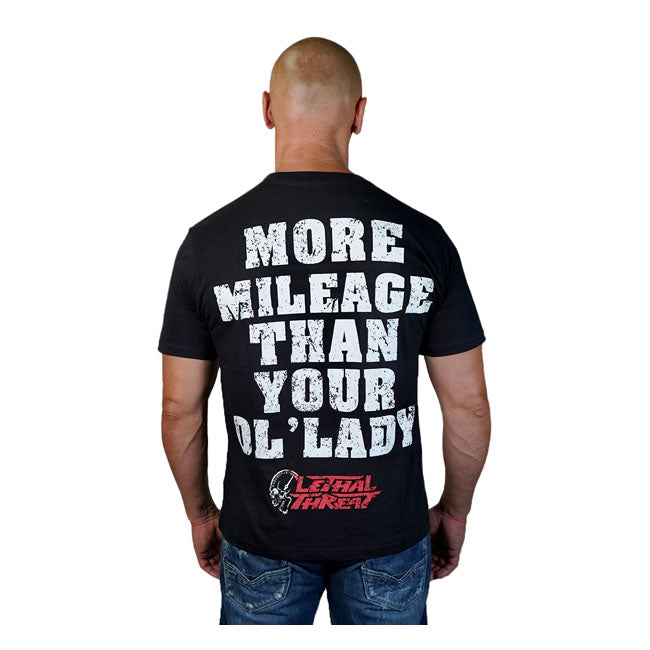 Lethal Threat More Mileage T-Shirt Black