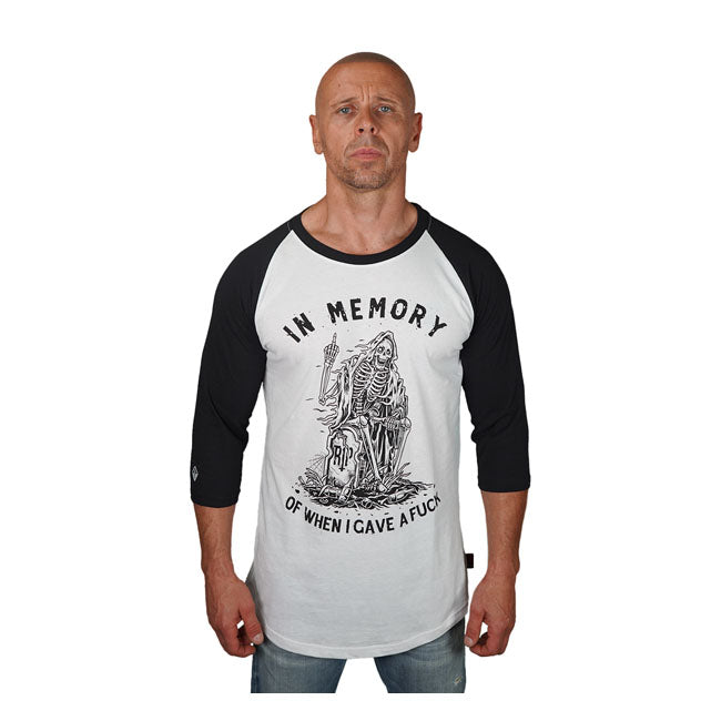 Lethal Threat In Memory Raglan Shirt White / Black