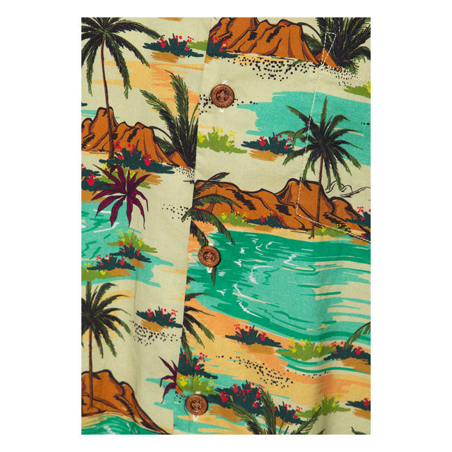 King Kerosin Tropical Sea AOP Shirt Multicolor - FREE UK Shipping, FREE 365 Day Returns | Moto Central