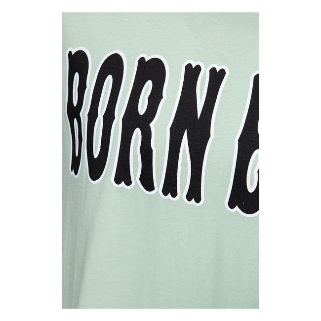 King Kerosin Born Bad T-Shirt Mint - FREE UK Shipping, FREE 365 Day Returns | Moto Central