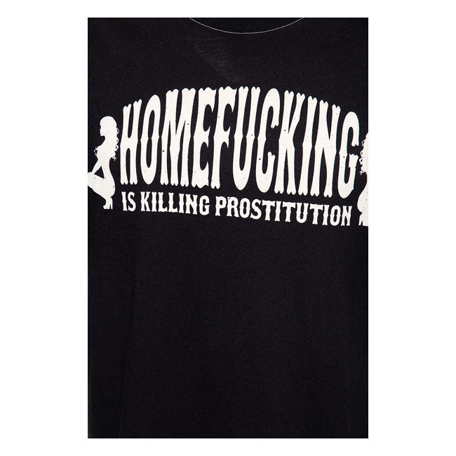 King Kerosin Homie T-Shirt Black - FREE UK Shipping, FREE 365 Day Returns | Moto Central