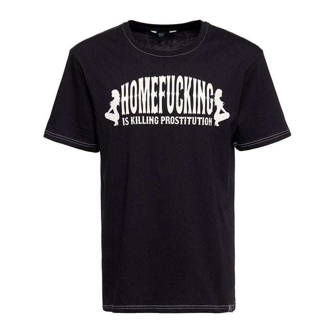 King Kerosin Homie T-Shirt Black - FREE UK Shipping, FREE 365 Day Returns | Moto Central