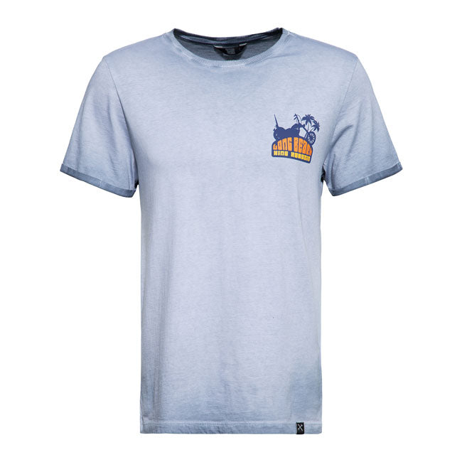 King Kerosin Long Beach T-Shirt Smoke Blue