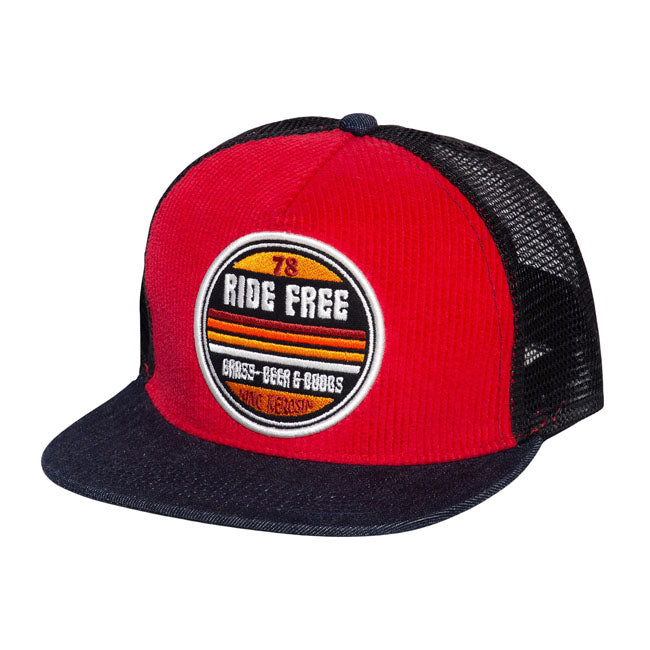 King Kerosin Ride Free Cap Red / Black