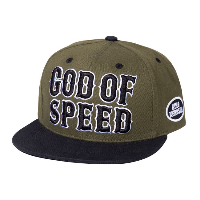 King Kerosin God Of Speed Cap Olive / Black