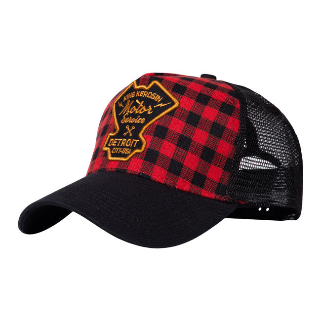 King Kerosin Motor Trucker Cap Black