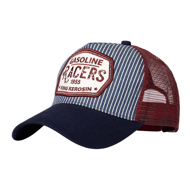 King Kerosin Gasoline Riders Trucker Cap Dark Blue