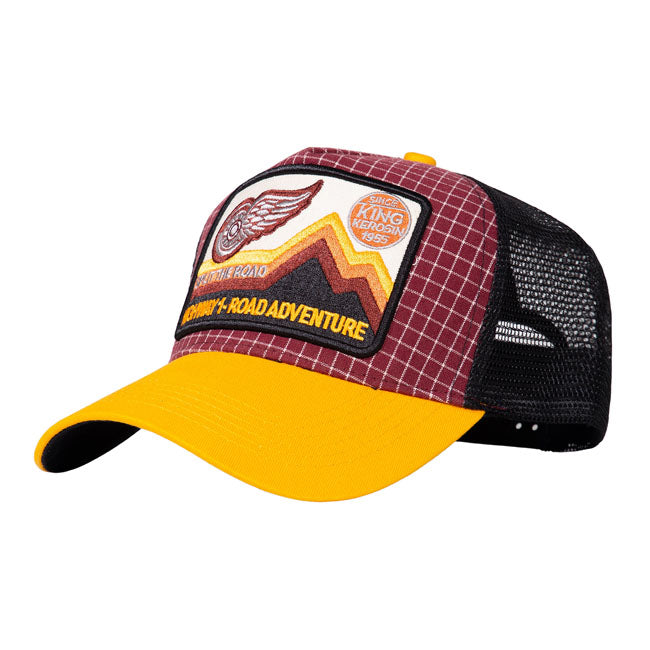 King Kerosin Split The Road Trucker Cap Black / Yellow